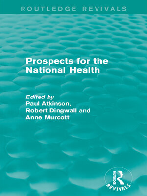 cover image of Prospects for the National Health